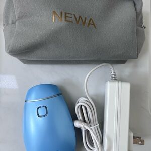 NEWA Blue Skin Care Device with Gray Pouch